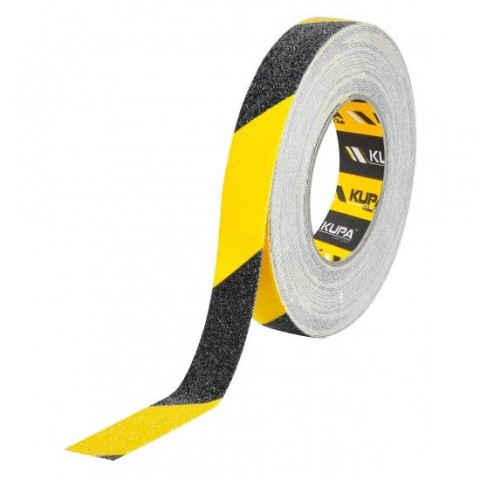KUPA KAYDIRMAZ BAND SARI SİYAH 25 X 15 MT *72