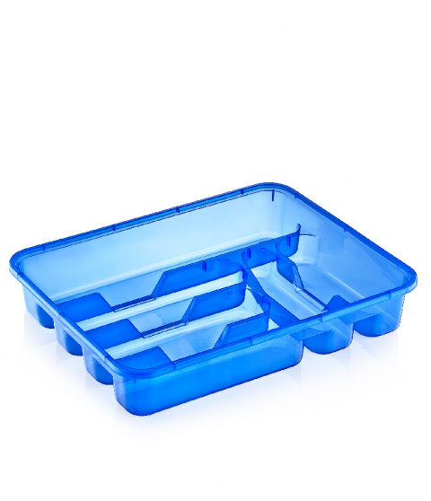 Küçük Şeffaf Çekmece Kaşıklık *24