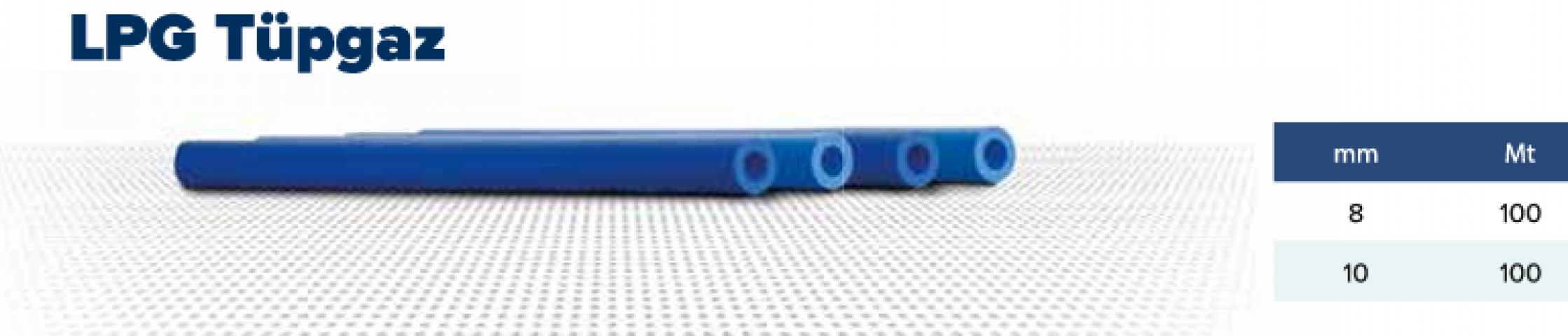 LPG TÜP HORTUMU 10 MM100 MT