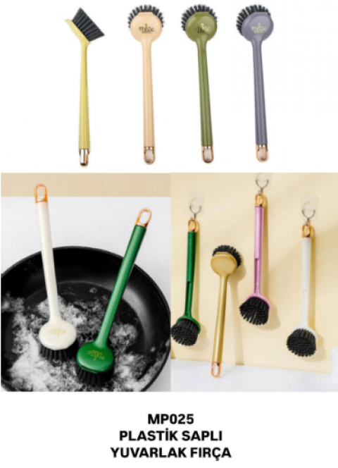 MP025 PLASTİK SAPLI YUVARLAK FIRÇA *240