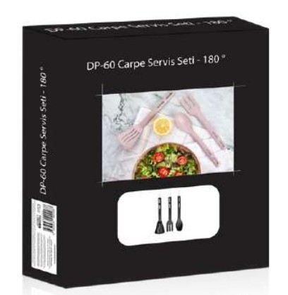 Mini Servis Seti 3lü - 180 °(Etiketli Dökme) *60