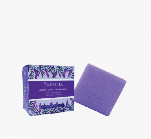 NATURİX LAVANTALI SABUN LAVANTA YAĞLI KUTULU SABUN 125 GR *24