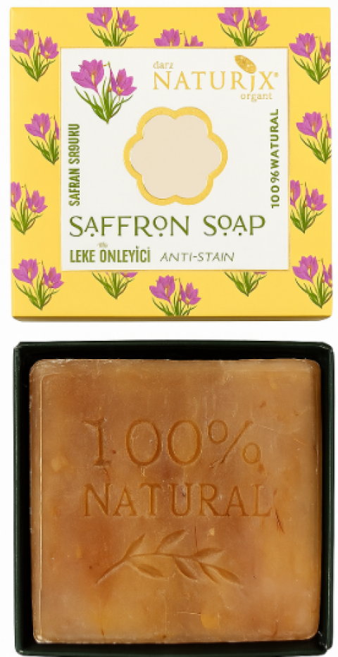 NATURİX SAFRAN SABUNU LEKE ÖNLEYİCİ KUTULU SABUN *24