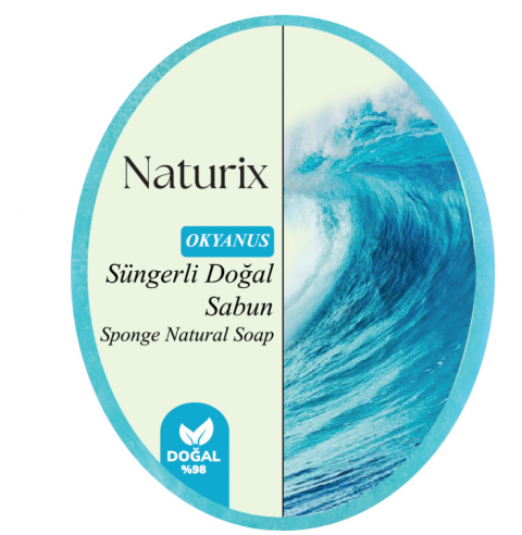 NATURIX SÜNGERLİ SABUN OKYANUS - 150 GR *24