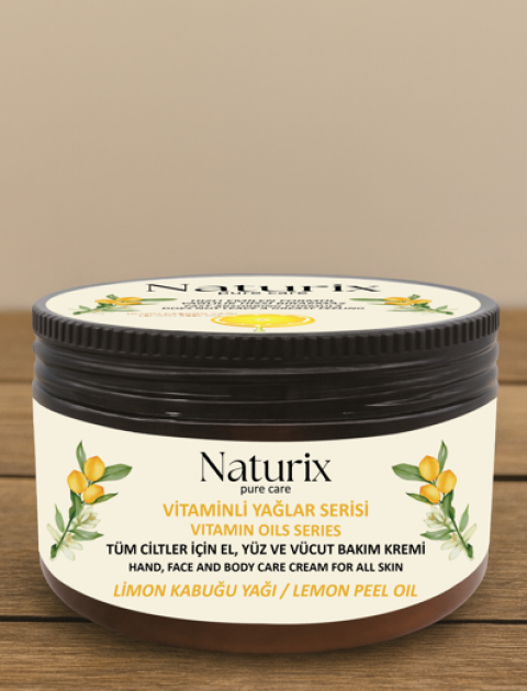 NATURİX V.Y.S. LİMON EL VE VÜCUT KREMİ KAVANOZ 250 ML *12