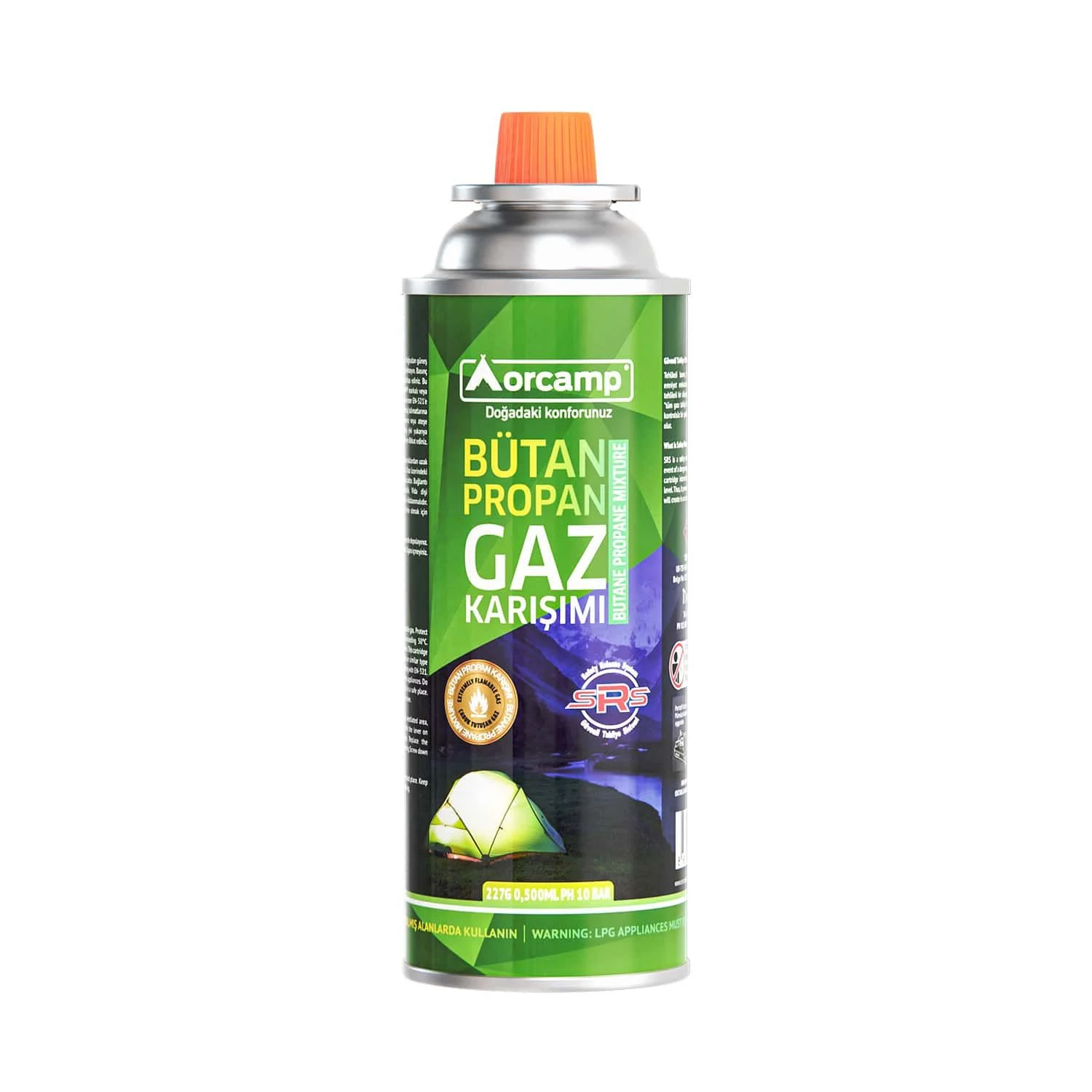 ORCAMP GAZ KARIŞIMI 227 GR(KARTUŞ) KTS-227 *24