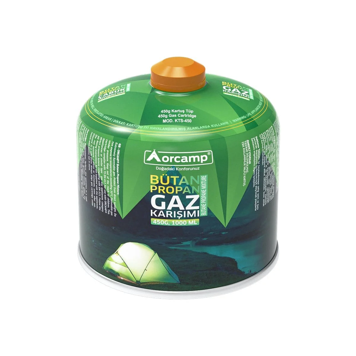 ORCAMP GAZ KARIŞIMI 450 GR(KARTUŞ) KTS-450 *12
