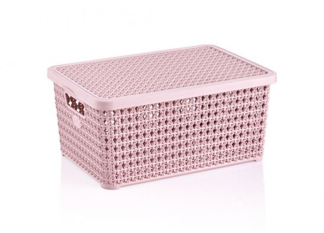 ÖRGÜ DESENLİ KUTU (10 LT) *12