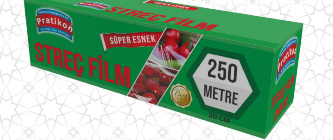 POLİETİLEN STREÇ 250 MT KUTULU *24