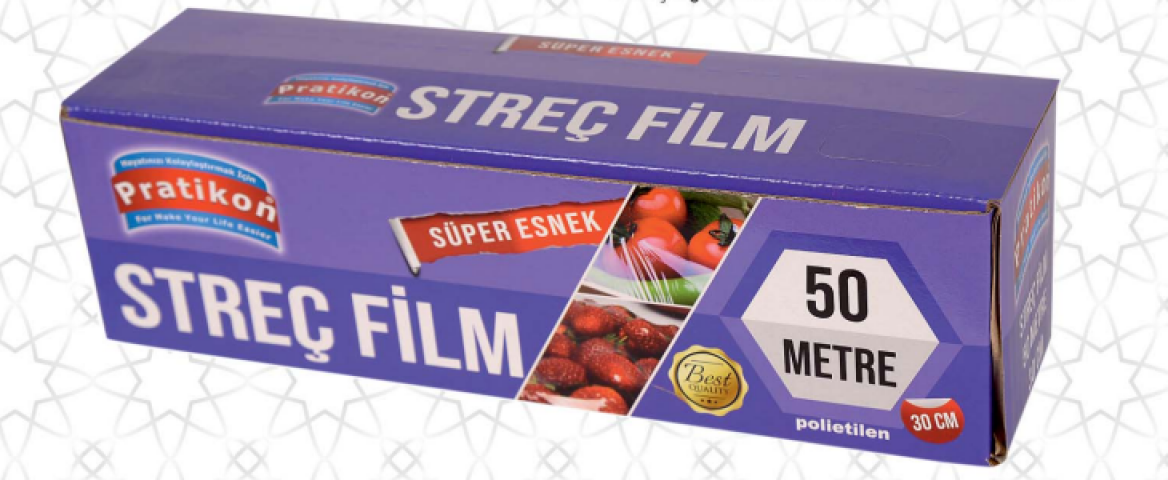 POLİETİLEN STREÇ 50 MT KUTULU *24