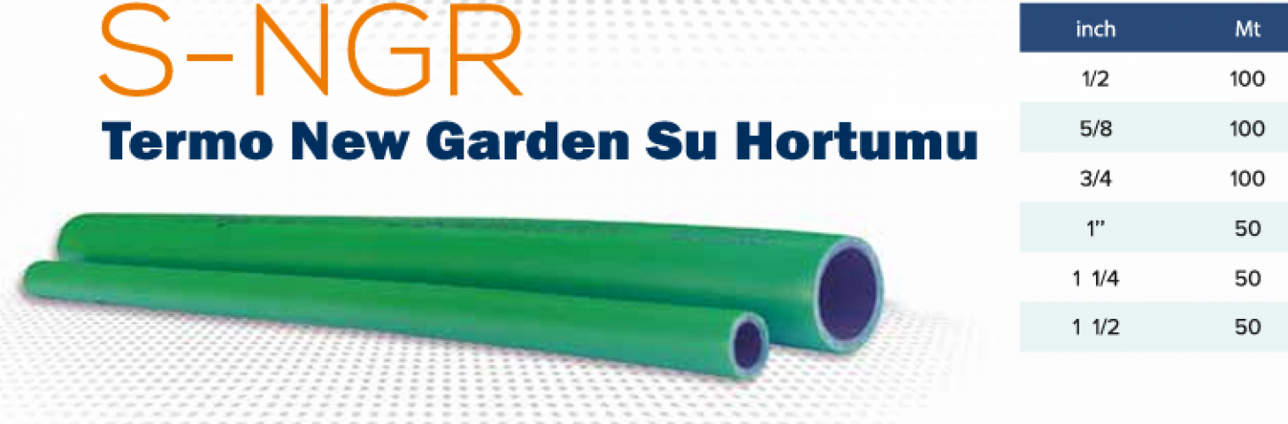 TERMO NEW GARDEN SU HORTUMU 1 1/4
