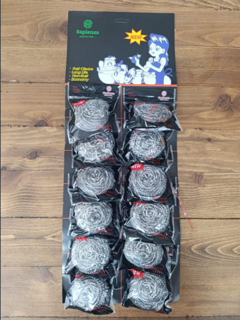 BULAŞIK TELİ 15GR 12Lİ KARTELA  *60