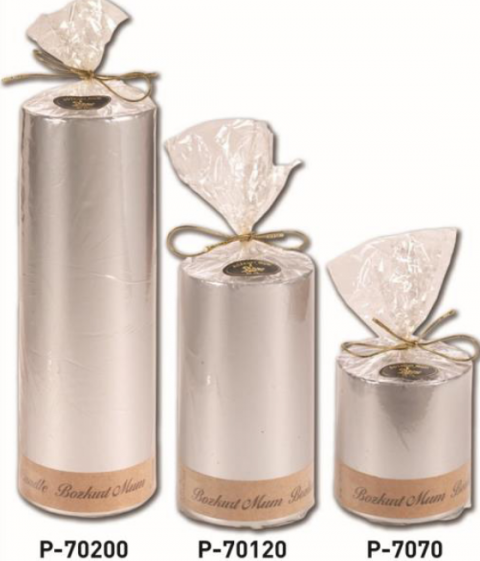 pillar candle 7x20cm 650 gr *24