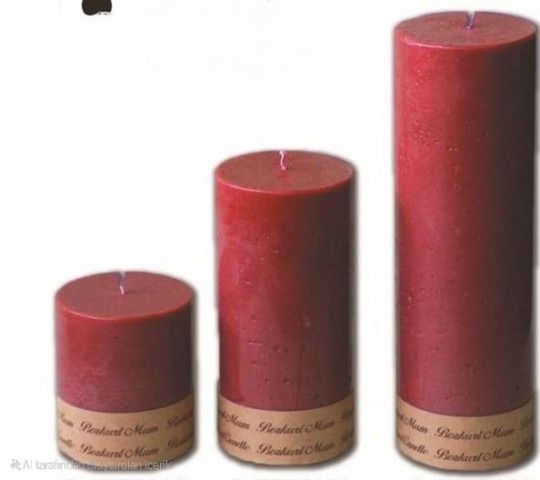 silindir mum 10x11cm 640 gr *24
